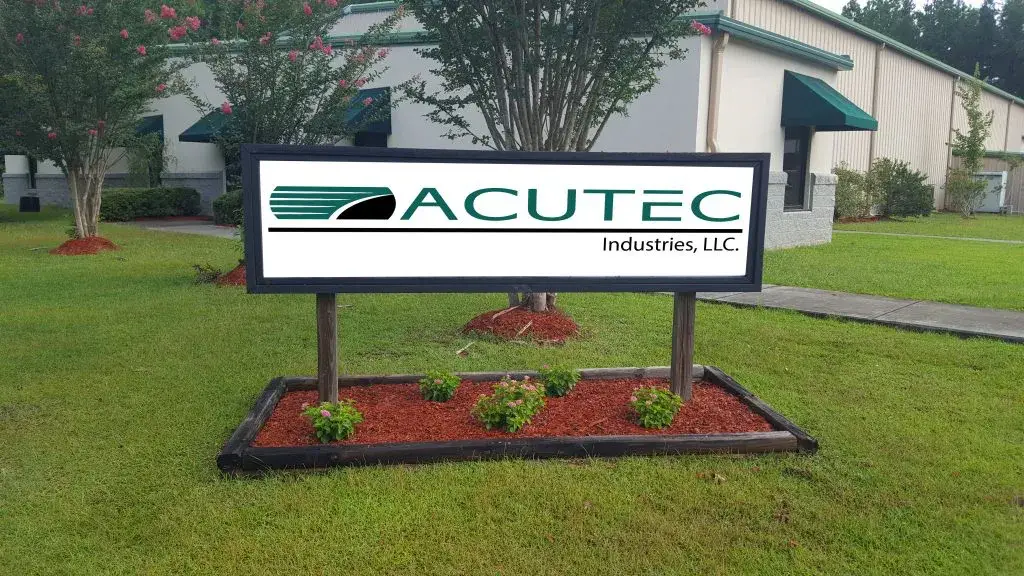 Acutec Industries LLC outside sign of South Carolina Facility
